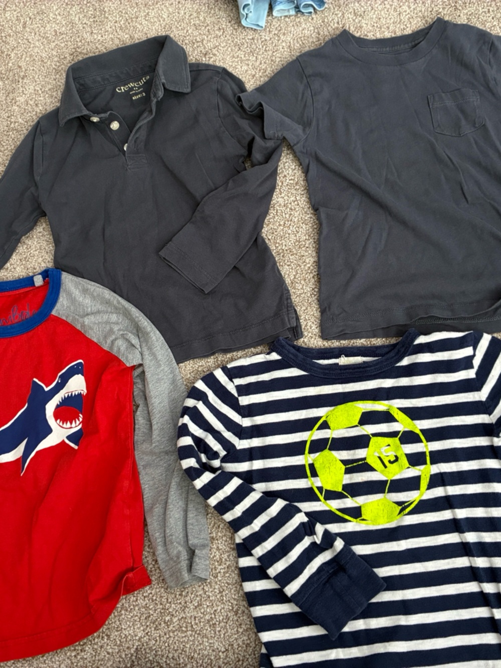 J crew Crew cuts shirts 3 t and Mini Boden size 4